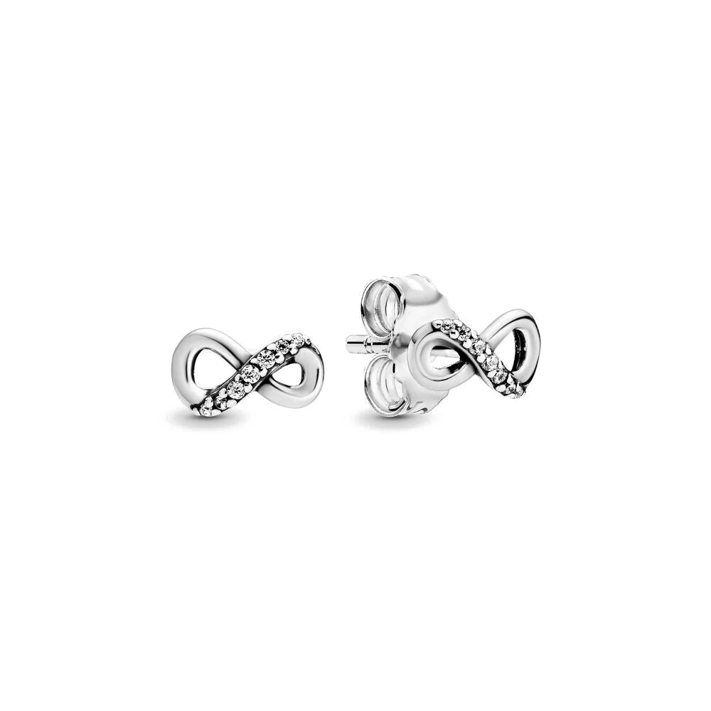 925 Sterling Silver Earrings, Double Hoop Earrings, Pavé Heart Earrings, Cubic Zirconia Earrings, Sterling Silver Jewelry, Sparkle Earrings, Fashion Earrings, Gift Earrings, Hypoallergenic Earrings, Women's Earrings, Romantic Jewelry