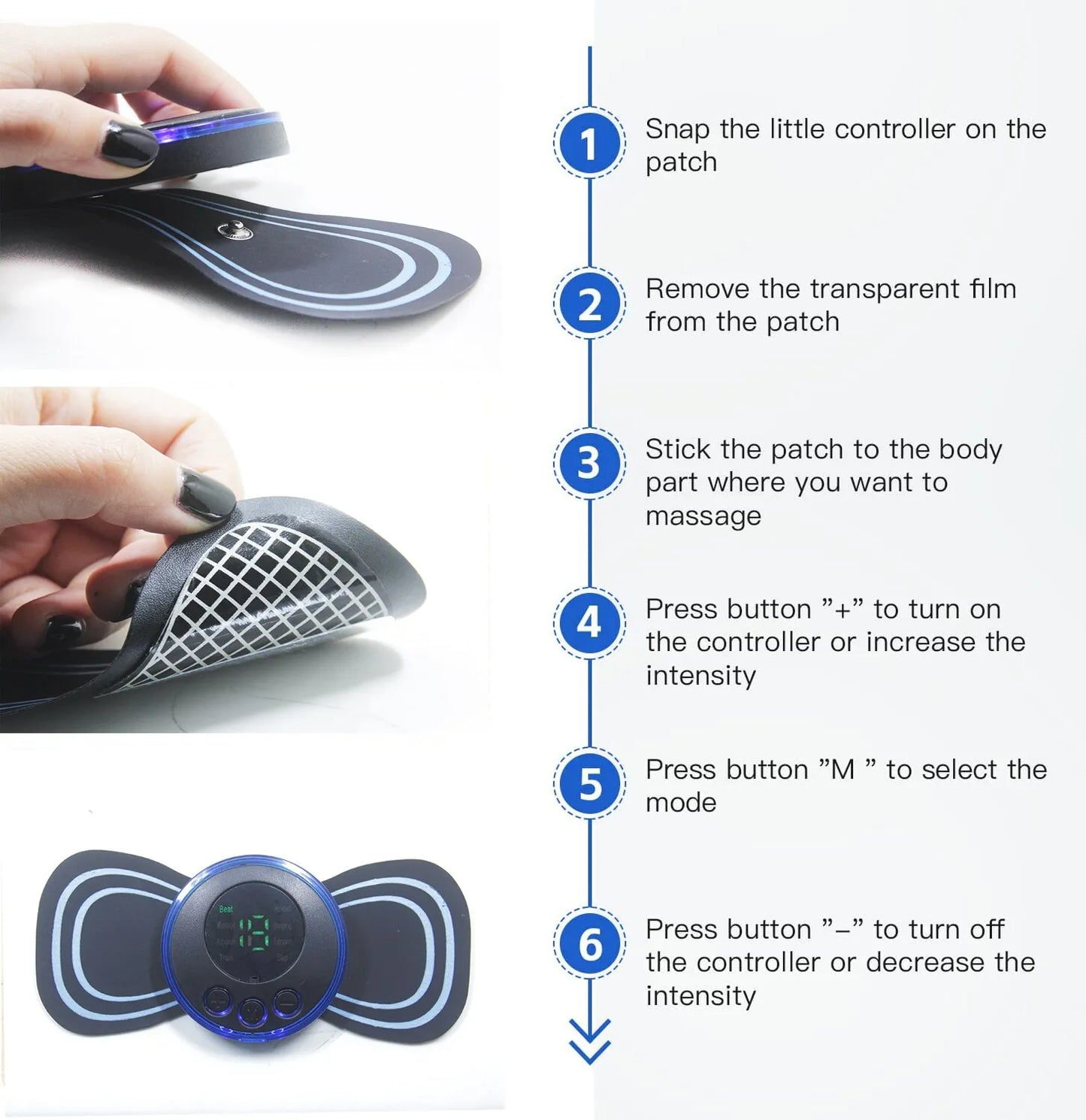 Electrical Muscle Massage |EMS Foot Massager | muscle stimulation |