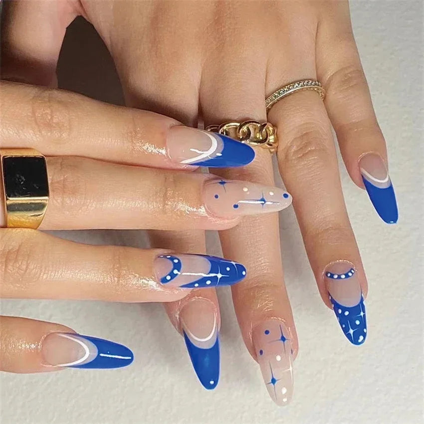 Colorful Glossy Fake Nails |  Reusable False Nails | Fake Nails |  False Nails | Nail Extention  | nail tips |Shiny Artificial  False Nails | Acrylic False Nails | Short Fake Nails | False Nails Art    