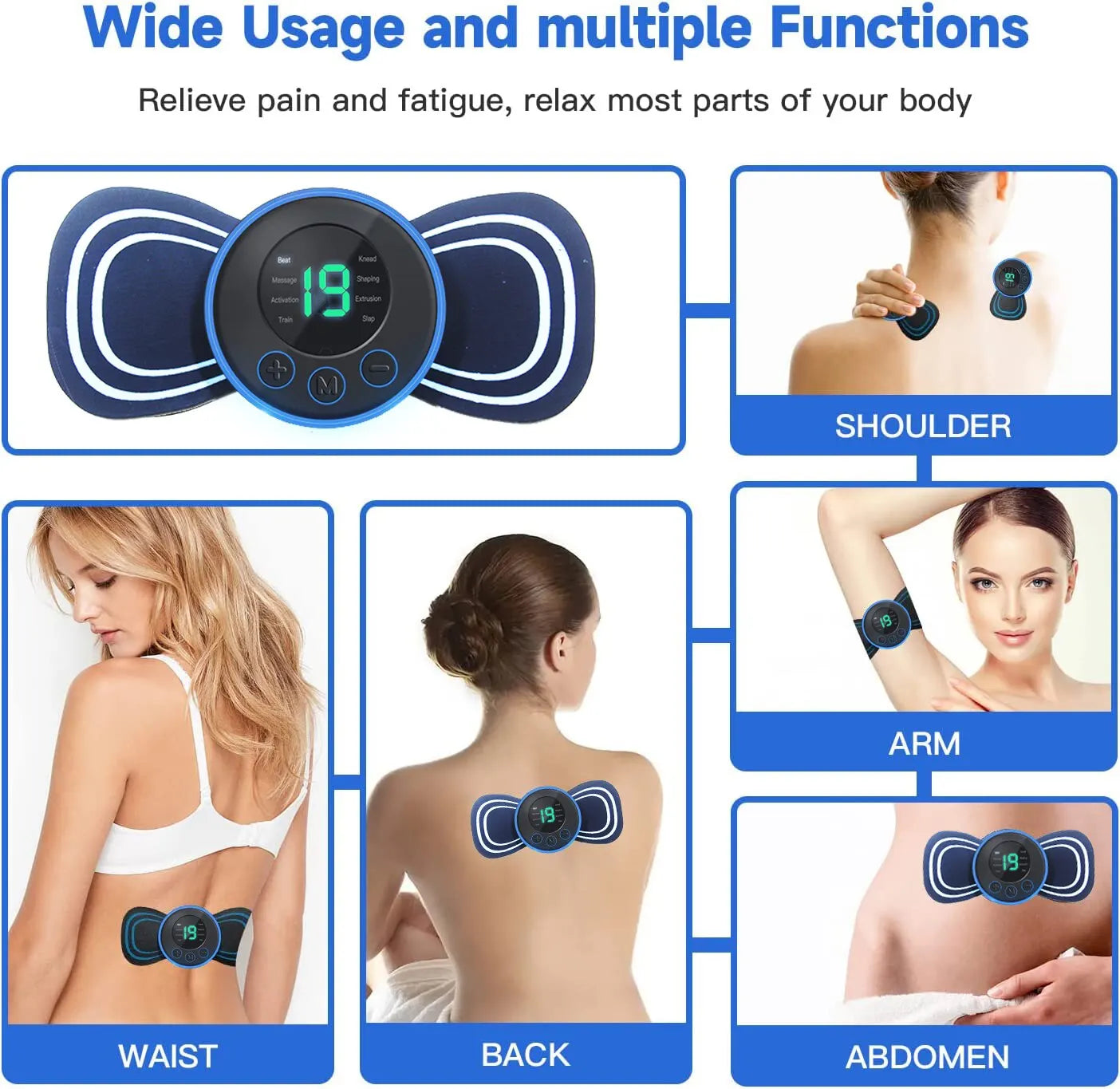 Electrical Muscle Massage |EMS Foot Massager | muscle stimulation |