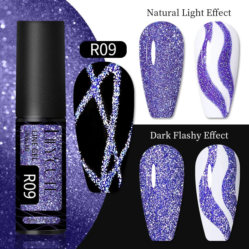 Liner Gel nail Polish | Metallic Painting Liner Gel | Super-Bright Metallic Liner |Gold Silver Mirror Gel Nail Polish |  liner art gel polish | Glitter Nail Art Gel Liner |  Diamond Painted Polish |  Gel Nail Polish |   Metallic Painting nail gel | Nail Polish | Nail Gel |  Liner Gel Nail Art | Striping Nail Gel