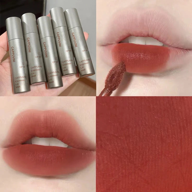 Single Velvet Matte Mist Lip Gloss, Matte Liquid Lipstick, Waterproof Lipstick, Smudge-Proof Lipstick, Non-Stick Cup Lipstick, Long-Lasting Lipstick, Opaque Lipstick, Lightweight Lipstick, Comfortable Lipstick, Vibrant Shades, Matte Finish