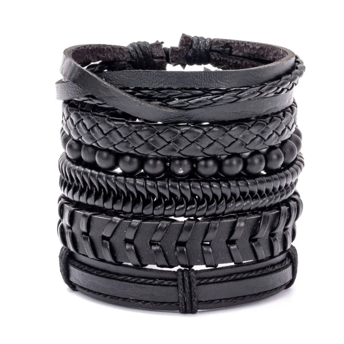 Leather Bracelets |  Best men's leather bracelets  |  Multi-layer Leather Bracelet  |  Leather Cuff Bracelet | Classic Black  Bracelet |   Wrap Bracelet |  Luxury Men's Leather Bracelets |    Unique style  Bracelets | Mens Braided Leather Bracelet |  Round leather bracelet | 