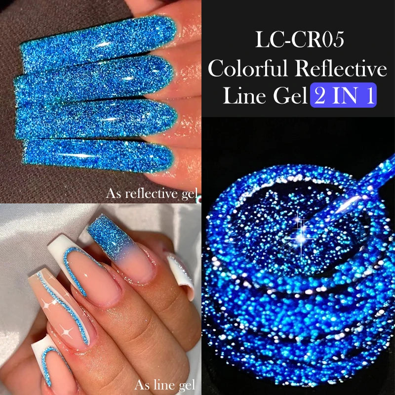 Liner Gel nail Polish | Metallic Painting Liner Gel | Super-Bright Metallic Liner |Gold Silver Mirror Gel Nail Polish |  liner art gel polish | Glitter Nail Art Gel Liner |  Diamond Painted Polish |  Gel Nail Polish |   Metallic Painting nail gel | Nail Polish | Nail Gel |  Liner Gel Nail Art | Striping Nail Gel