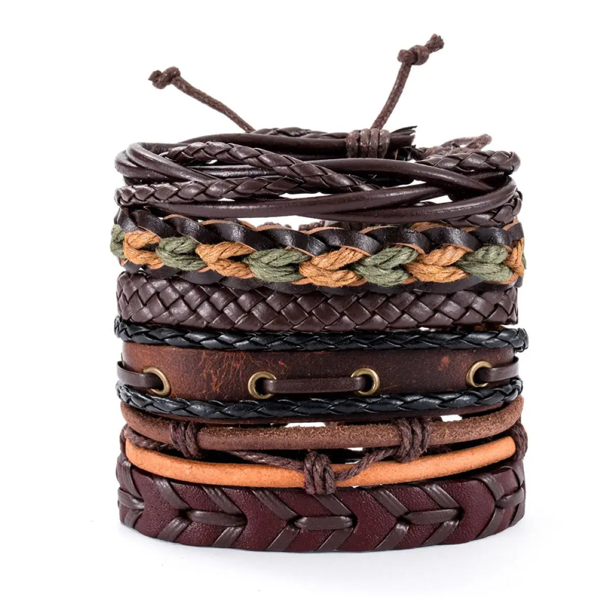 Leather Bracelets |  Best men's leather bracelets  |  Multi-layer Leather Bracelet  |  Leather Cuff Bracelet | Classic Black  Bracelet |   Wrap Bracelet |  Luxury Men's Leather Bracelets |    Unique style  Bracelets | Mens Braided Leather Bracelet |  Round leather bracelet | 