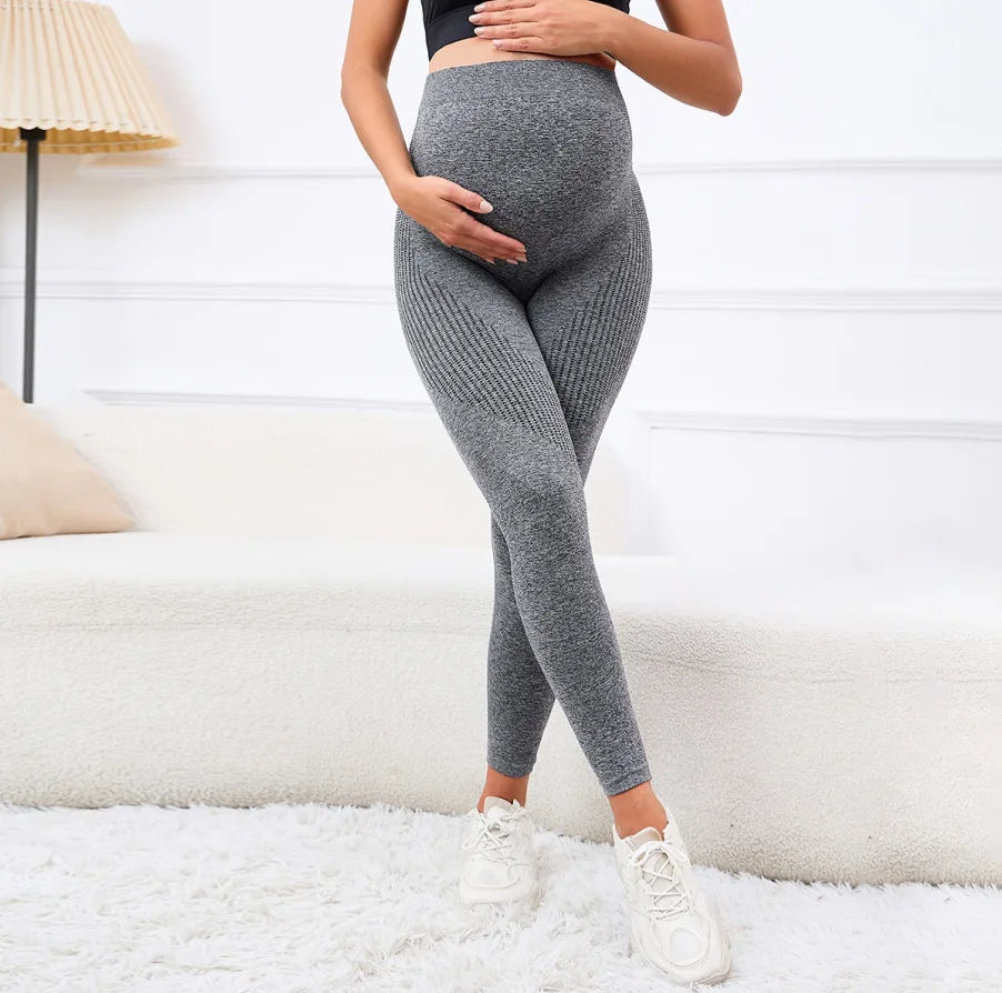 High Waist Maternity Leggings |Belly Support Postpartum Leggins |  elastic high waist and body support | Maternity Leggings |  Body Shaper Trousers |  Slimming Leggings |  Best postpartum leggings | Women Pregnant Pants |   Leggings Trousers Slim for Women |   Shapewear for Pregnant Women  