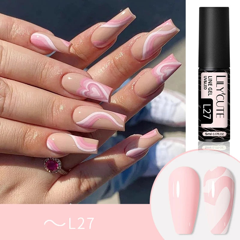 Liner Gel nail Polish | Metallic Painting Liner Gel | Super-Bright Metallic Liner |Gold Silver Mirror Gel Nail Polish |  liner art gel polish | Glitter Nail Art Gel Liner |  Diamond Painted Polish |  Gel Nail Polish |   Metallic Painting nail gel | Nail Polish | Nail Gel |  Liner Gel Nail Art | Striping Nail Gel