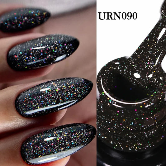 Shimmering nails |  sparkly glitter nail polish |   Nail Lacquer |  Nail Art Gel Varnish |   acrylic nails | Reflective Glitter Gel  | Holographic Nail Gel |  trendy gel polish | . Glitter Liner Art Gel  | Glitter Nail Gel Polish    |  trendy nail polish