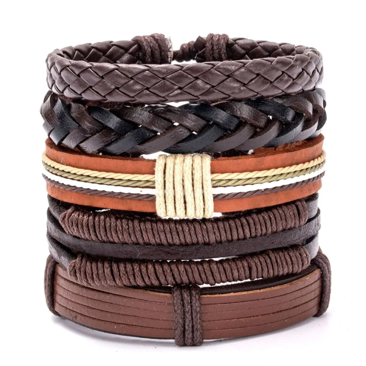 Leather Bracelets |  Best men's leather bracelets  |  Multi-layer Leather Bracelet  |  Leather Cuff Bracelet | Classic Black  Bracelet |   Wrap Bracelet |  Luxury Men's Leather Bracelets |    Unique style  Bracelets | Mens Braided Leather Bracelet |  Round leather bracelet | 