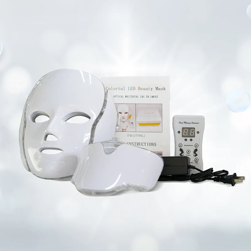  Infrared Beauty Mask, LED Light Therapy, Multifunctional Mask, Skin Rejuvenation, Anti-Aging, Acne Treatment, Skin Brightening, Skin Tone Evenness, Radiant Skin, Home Spa Treatment, Suitable for All Skin Types, Adjustable Straps, Hands-Free Operation, Gentle on Sensitive Skin