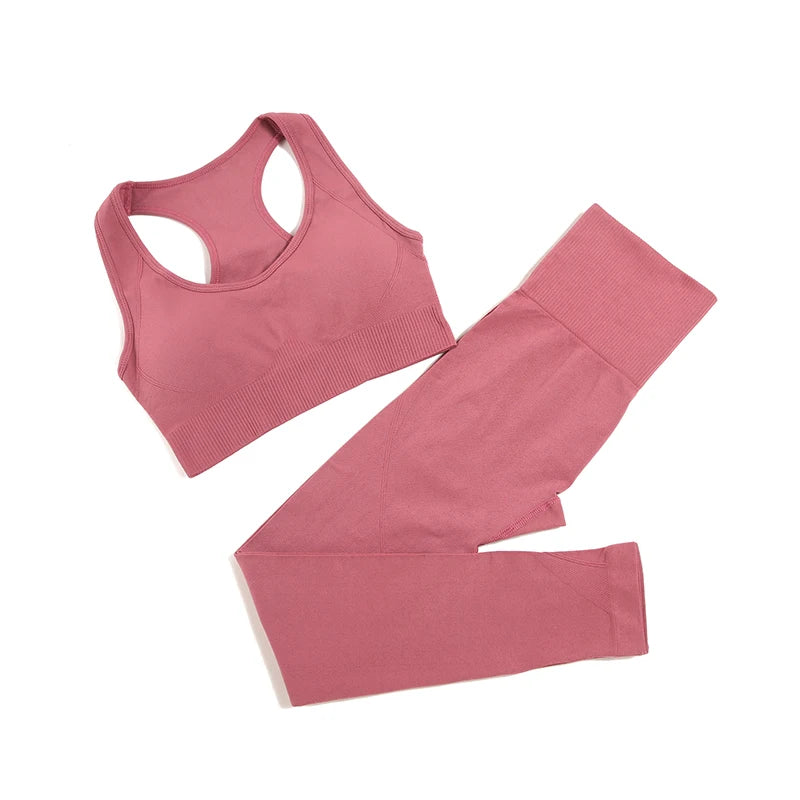 Seamless Yoga Set Gym Clothes | Sportswear Yoga Suits |   Women Fitness Set |Tracksuit  Bra Gym Leggings |  Yoga Clothes for Women |  Sport Wear | wareball seamless |  gym clothes |   Fitness Set Tracksuits | Sportswear Women Suit |    