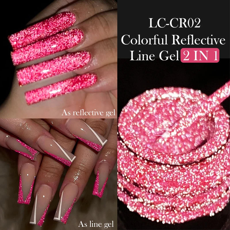 Liner Gel nail Polish | Metallic Painting Liner Gel | Super-Bright Metallic Liner |Gold Silver Mirror Gel Nail Polish |  liner art gel polish | Glitter Nail Art Gel Liner |  Diamond Painted Polish |  Gel Nail Polish |   Metallic Painting nail gel | Nail Polish | Nail Gel |  Liner Gel Nail Art | Striping Nail Gel