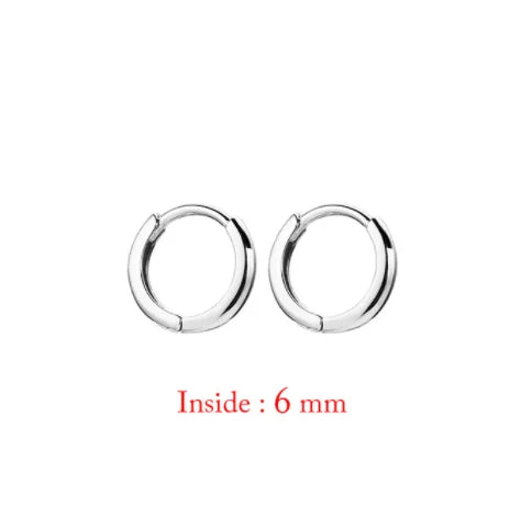 Huggies Hoop Earrings |  Stainless Steel Little earrings |Tiny Crystal Zirconia  Earrings |    Piercing Jewelry | tiny huggie hoop earrings   |  Small Hoop Earrings  |   Pandora earrings