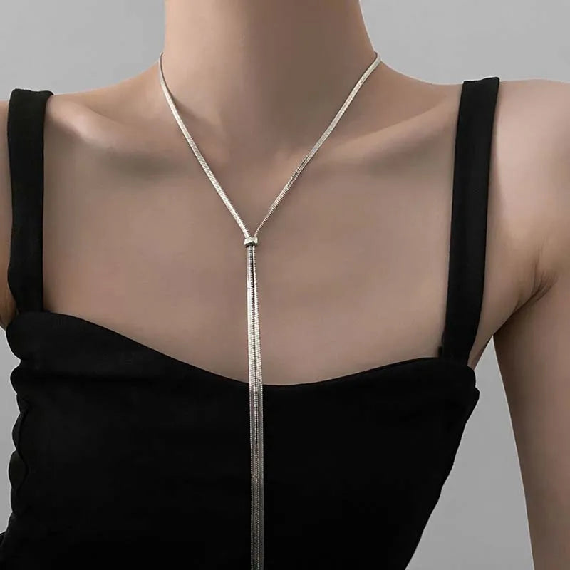 stylish necklaces  |  women's necklaces  |  Silver Chain Necklace |  Chain Necklace |  Trendy Necklaces  |   perfect necklace  |  Pendant Necklace | Women's designer Necklaces  |  Silver Rope Chain Necklace  |  high-quality women's chain necklaces  