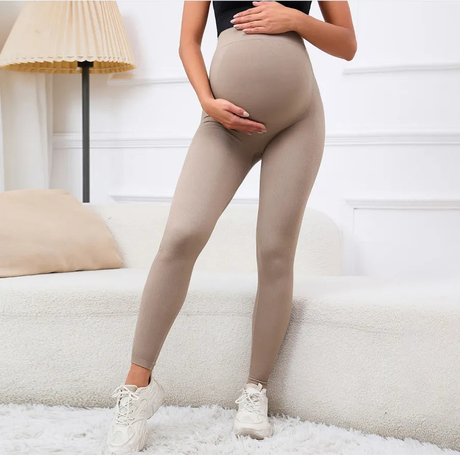 High Waist Maternity Leggings |Belly Support Postpartum Leggins |  elastic high waist and body support | Maternity Leggings |  Body Shaper Trousers |  Slimming Leggings |  Best postpartum leggings | Women Pregnant Pants |   Leggings Trousers Slim for Women |   Shapewear for Pregnant Women  