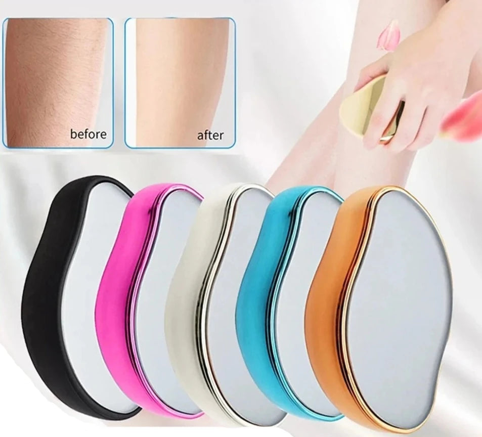 crystal hair removal eraser |  painless hair removal  | permanent hair removal  | glass hair remover  | epilator |  reusable hair removal  | eco-friendly hair removal |  body care tool |  depilation tool |  smooth skin 