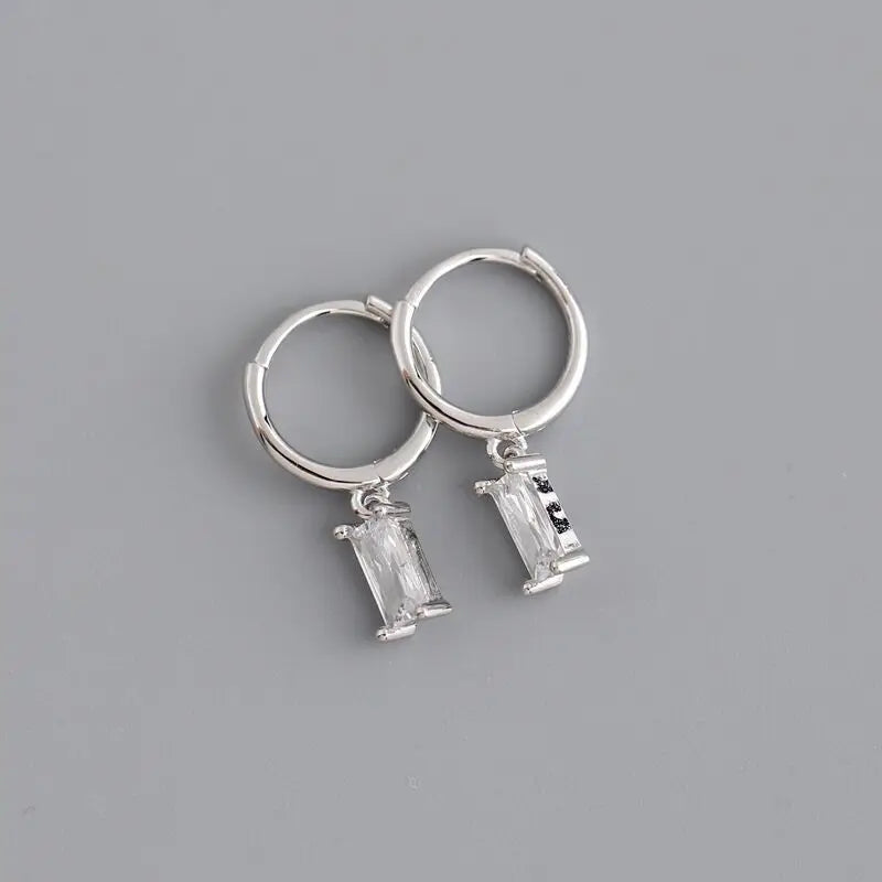 Huggies Hoop Earrings |  Stainless Steel Little earrings |Tiny Crystal Zirconia  Earrings |    Piercing Jewelry | tiny huggie hoop earrings   |  Small Hoop Earrings  |   Pandora earrings