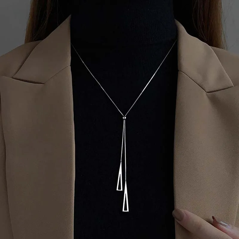 stylish necklaces  |  women's necklaces  |  Silver Chain Necklace |  Chain Necklace |  Trendy Necklaces  |   perfect necklace  |  Pendant Necklace | Women's designer Necklaces  |  Silver Rope Chain Necklace  |  high-quality women's chain necklaces  