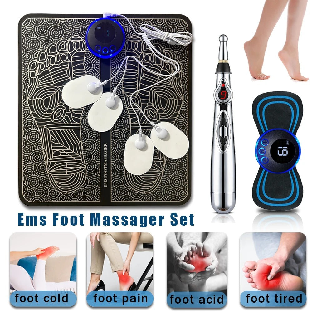 Electrical Muscle Massage |EMS Foot Massager | muscle stimulation |